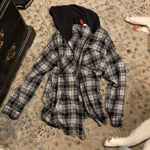 Hooded flannel from h&m